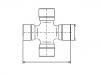 рулевая крестовина Universal Joint:27200-83010